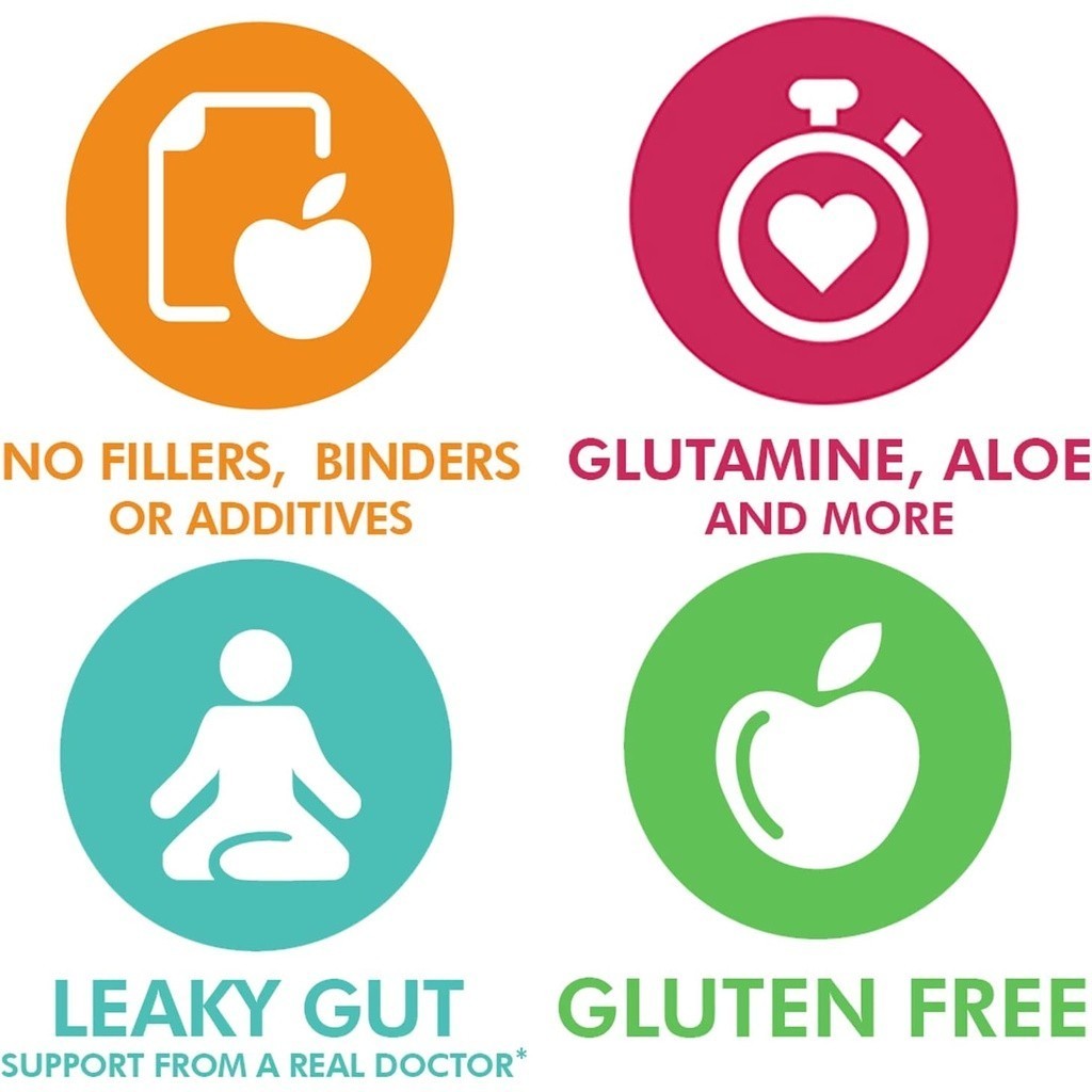 Dr. Danielle Gut Assist Leaky Gut Support with Aloe 40 Scoops, 7.9 Oz
