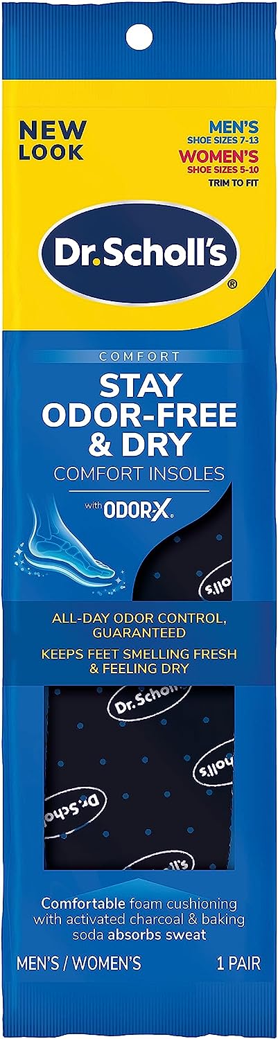 Dr. Scholl's Odor-X Ultra Odor Fighting Insoles Destroy Odor Instantly Men 7-13/Women 5-10 - 1 Pair