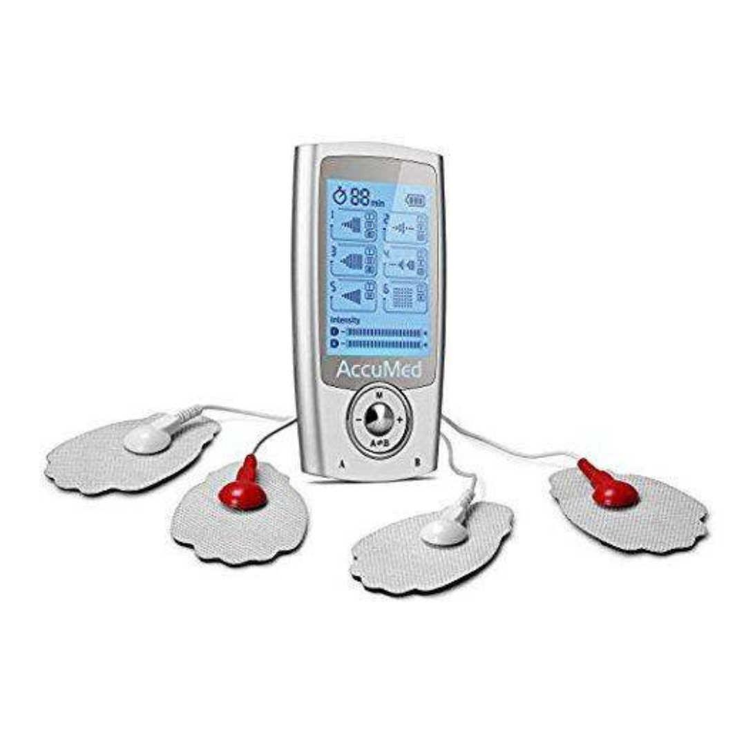 Accumed Ap212 Portable Tens Unit Electronic Pulse Massager With 16 Modes