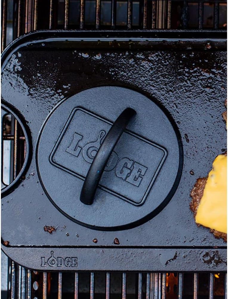 LODGE Cast Iron Burger Press 6.25 inch 15.8 cm