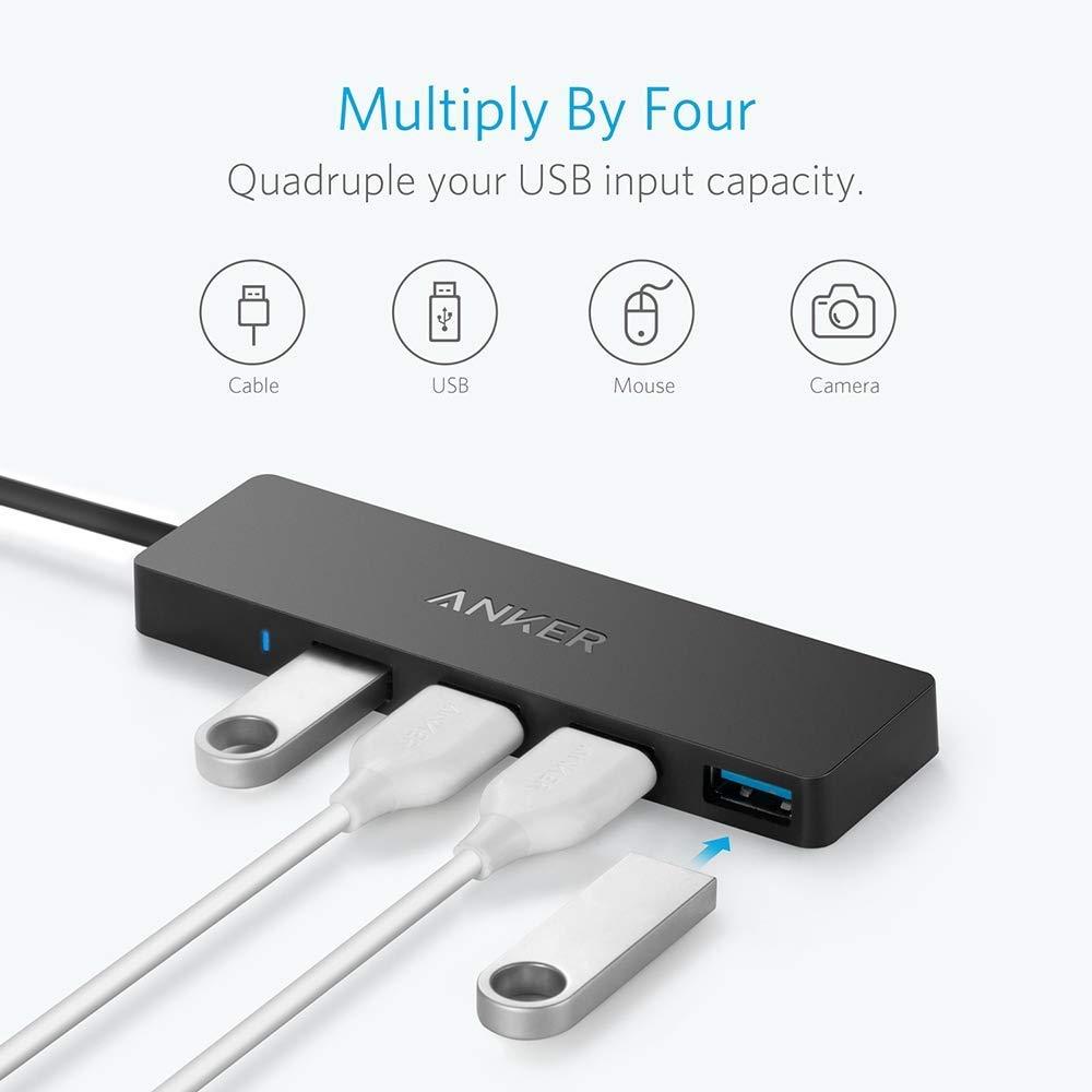 4-Port Ultra Slim USB 3.0 Data Hub