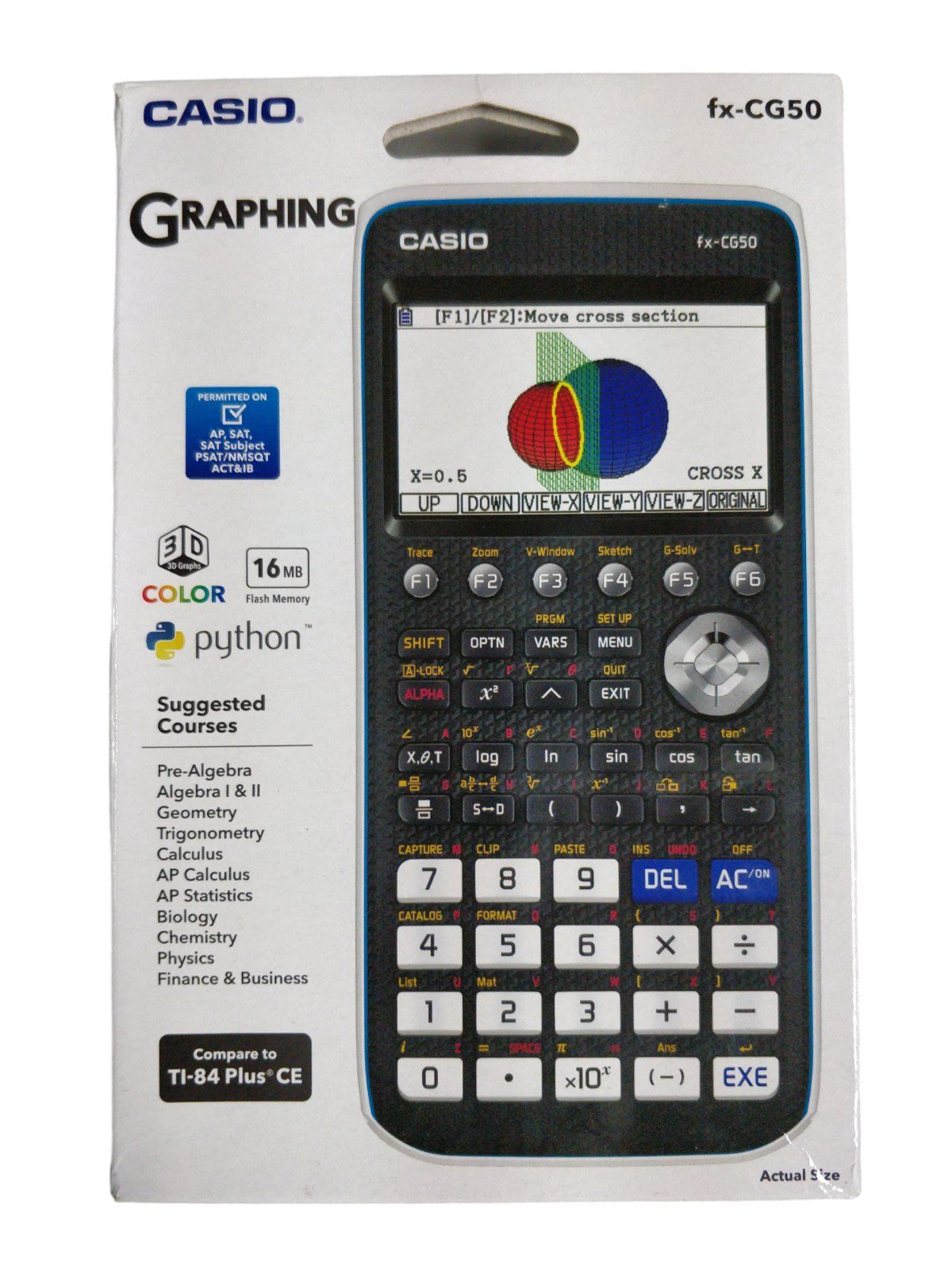 Casio Graphing Calculator fx-CG650, 1Qty