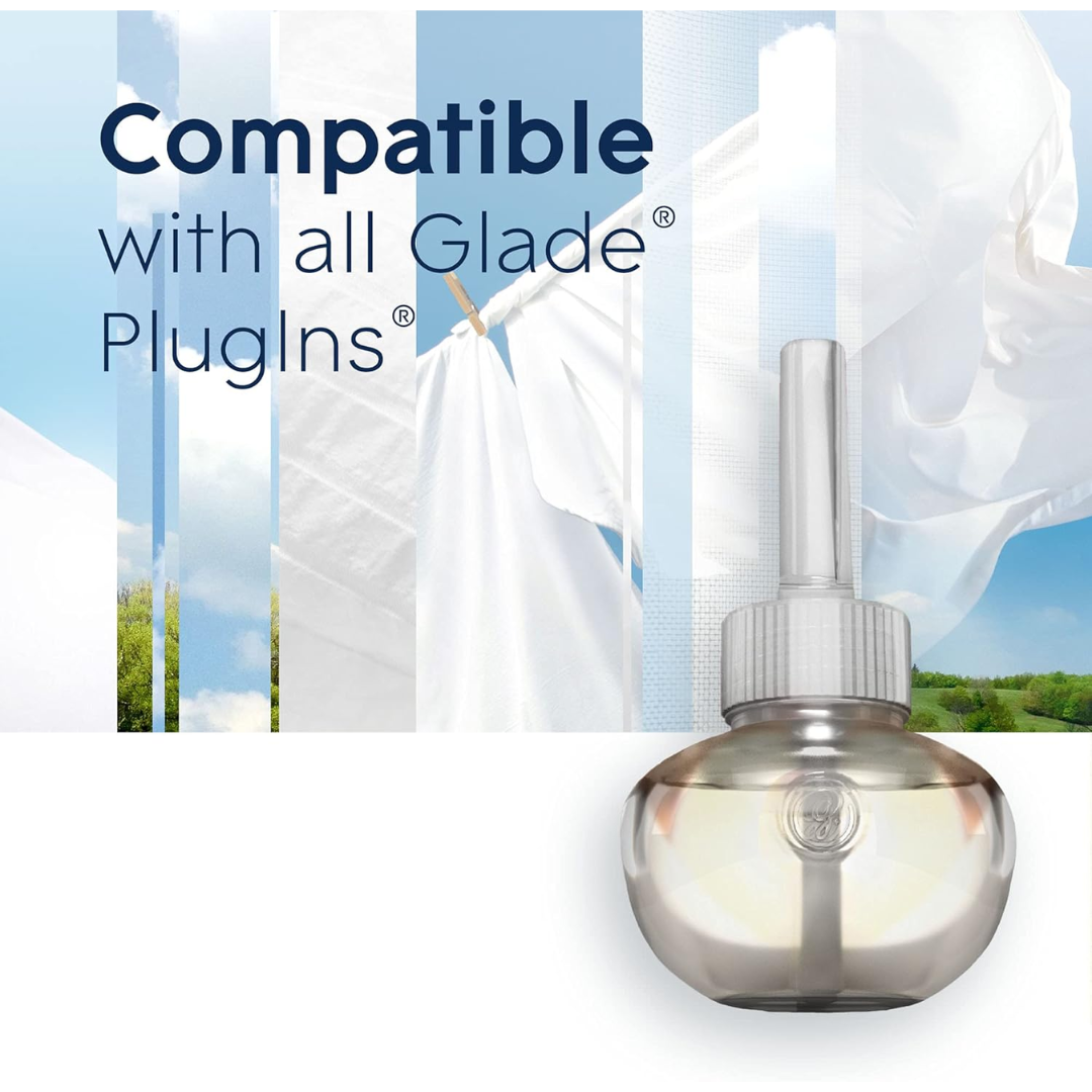 Glade PlugIns Scented Oil Clean Linen 10 Count