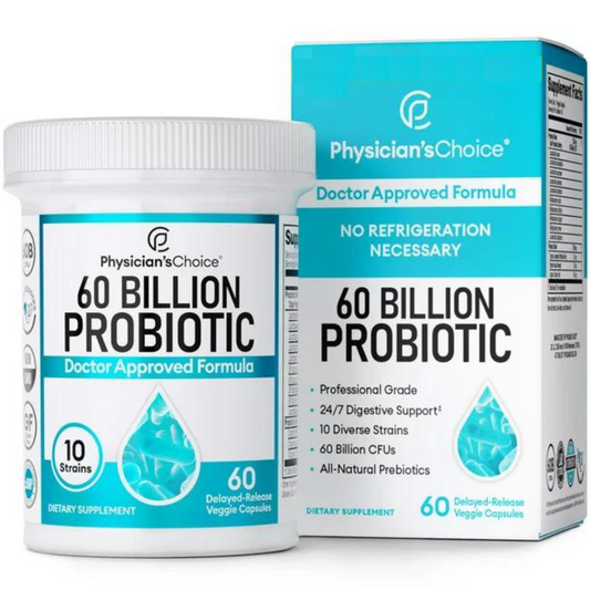 Physician's Choice 60 Billion Probiotic Doctor Approved Formula 60 Delayed - Release Veggie Capsules