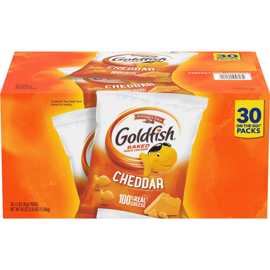 Pepperidge Farm Goldfish With Real Cheddar Cheese Crackers