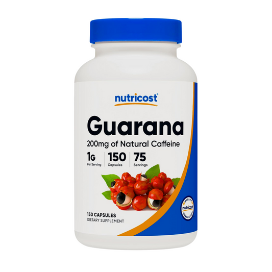 Nutricost Guarana 200mg Supplement 150 Capsules