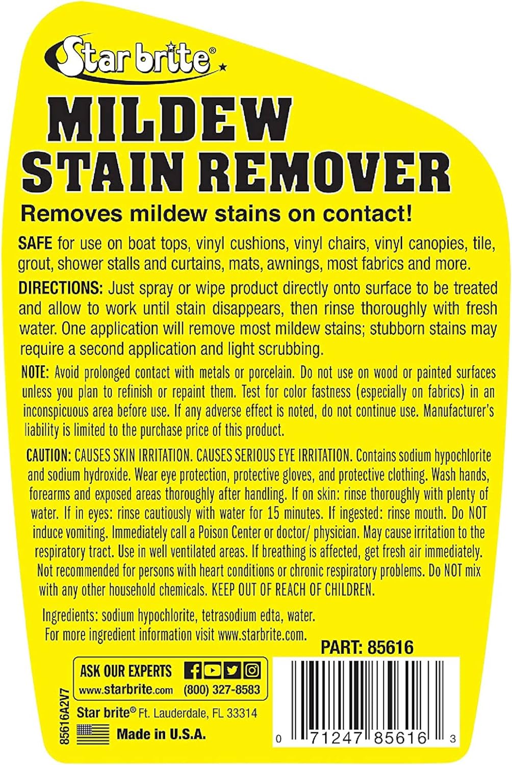 Star Brite Mildew Stain Remover 650ml