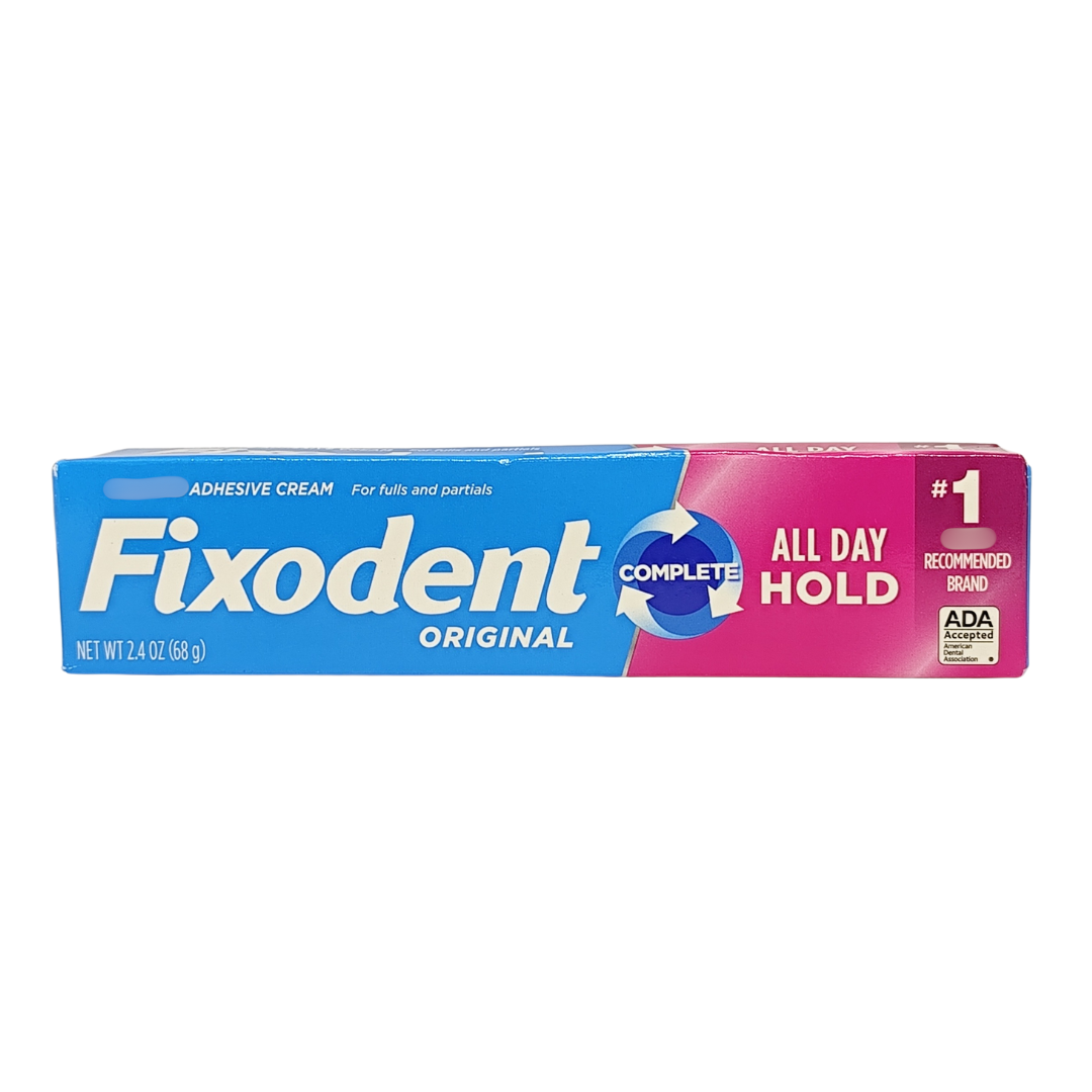 Fixodent Original Complete All Day Hold Adhesive Cream, 2.4 oz. / 68 g