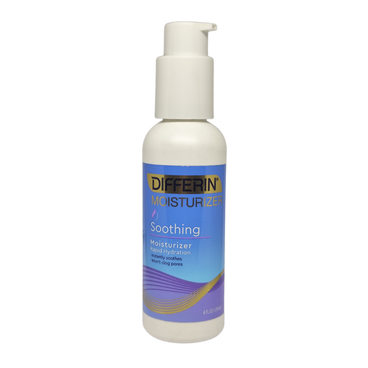 Differin Soothing Moisturizer Rapid Hydration, 4 fl. oz. / 118 ml