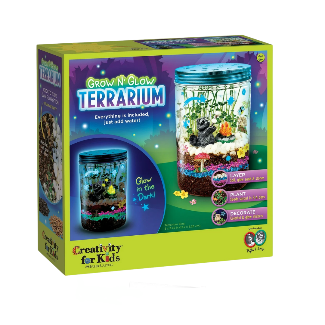 Creativity for Kids Grow 'N Glow Terrarium Kit for Kids