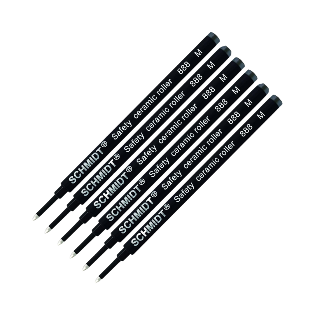 Schmidt 888 Safety Ceramic Rollerball Pen M, 6 Refill