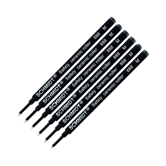 Schmidt 888 Safety Ceramic Rollerball Pen M, 6 Refill