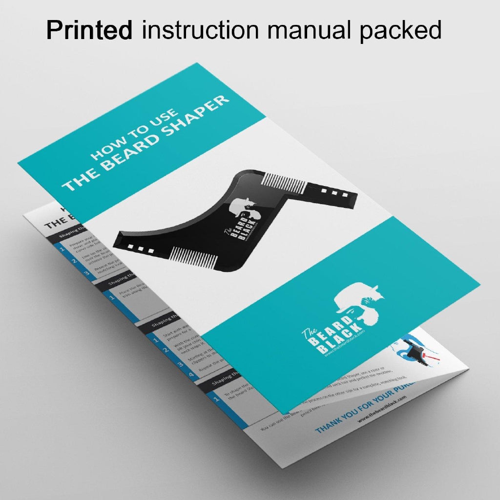 The Beard Black Beard Shaping & Styling Tool (Black)