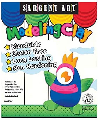 Sargent Art White Modeling Clay, 1 lb