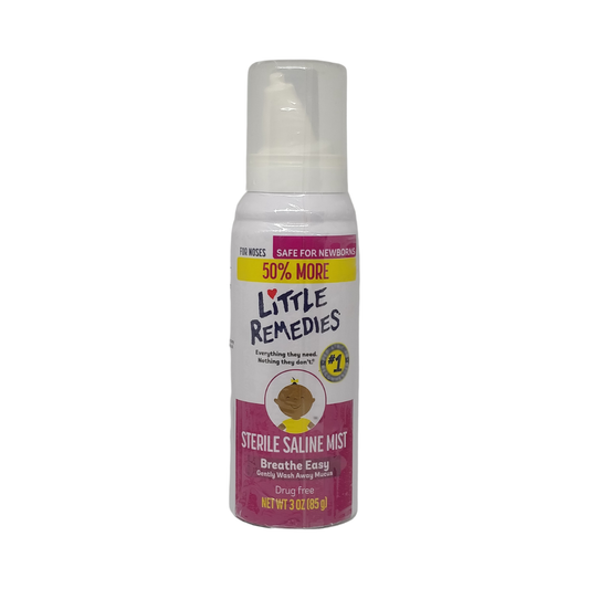 Little Remedies Sterile Saline Mist, 3 oz / 85 g