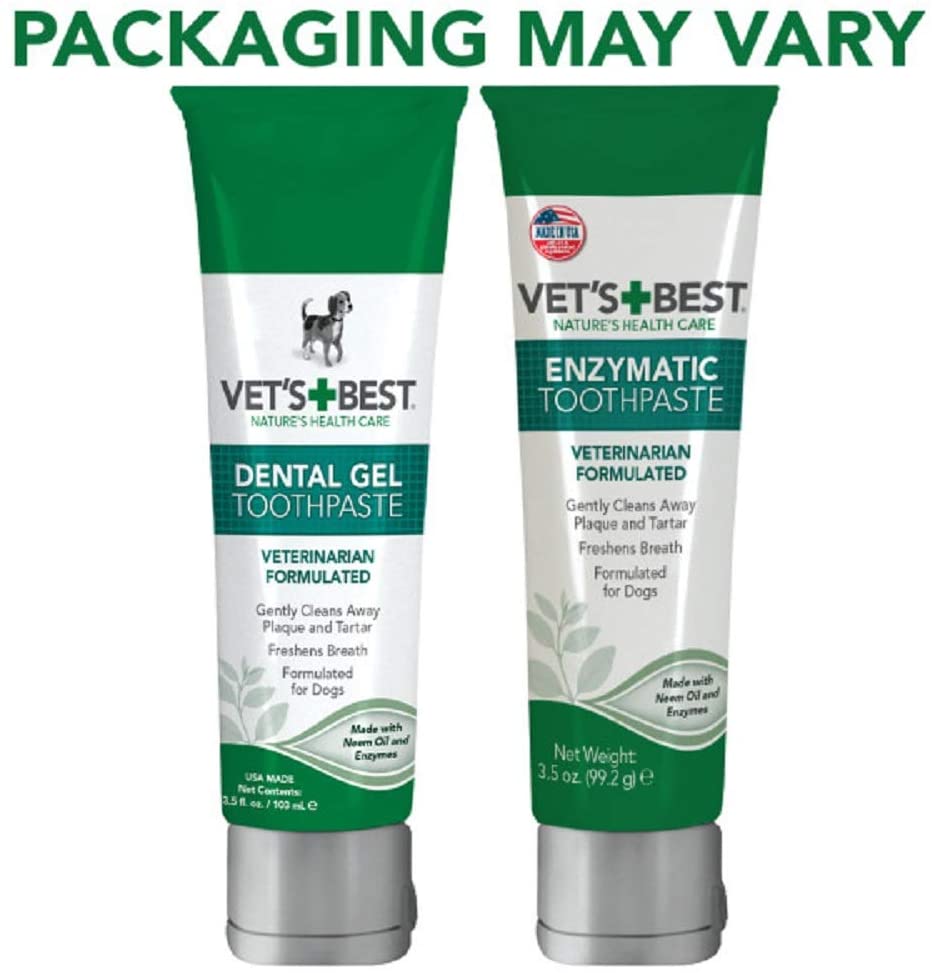 Vet’s Best Enzymatic Toothpaste Veterinarian Formulated for Dogs, 3.5 oz. / 99.2g