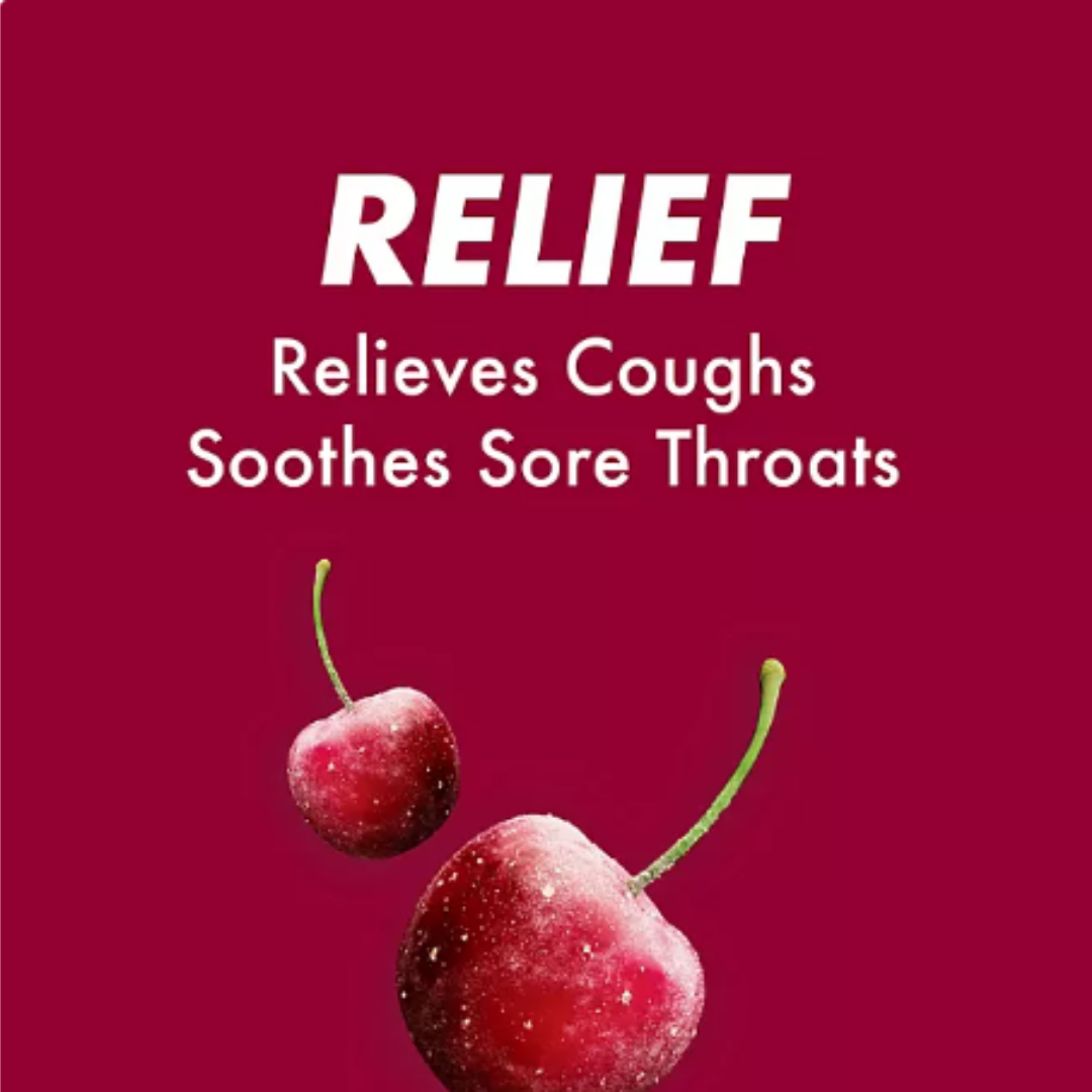 Halls Menthol Cough Suppressant/Oral Anesthetic Cough Cools Nasal Passages (Cherry Flavor) 200 Drops