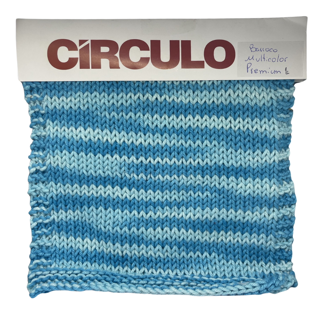 Circulo Barroco Multicolor Premium Knitting Pattern Sample