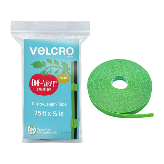 Velcro Brand One-Wrap Garden Ties Cut-to-Length Tape, 75 ft x 1/2 inch