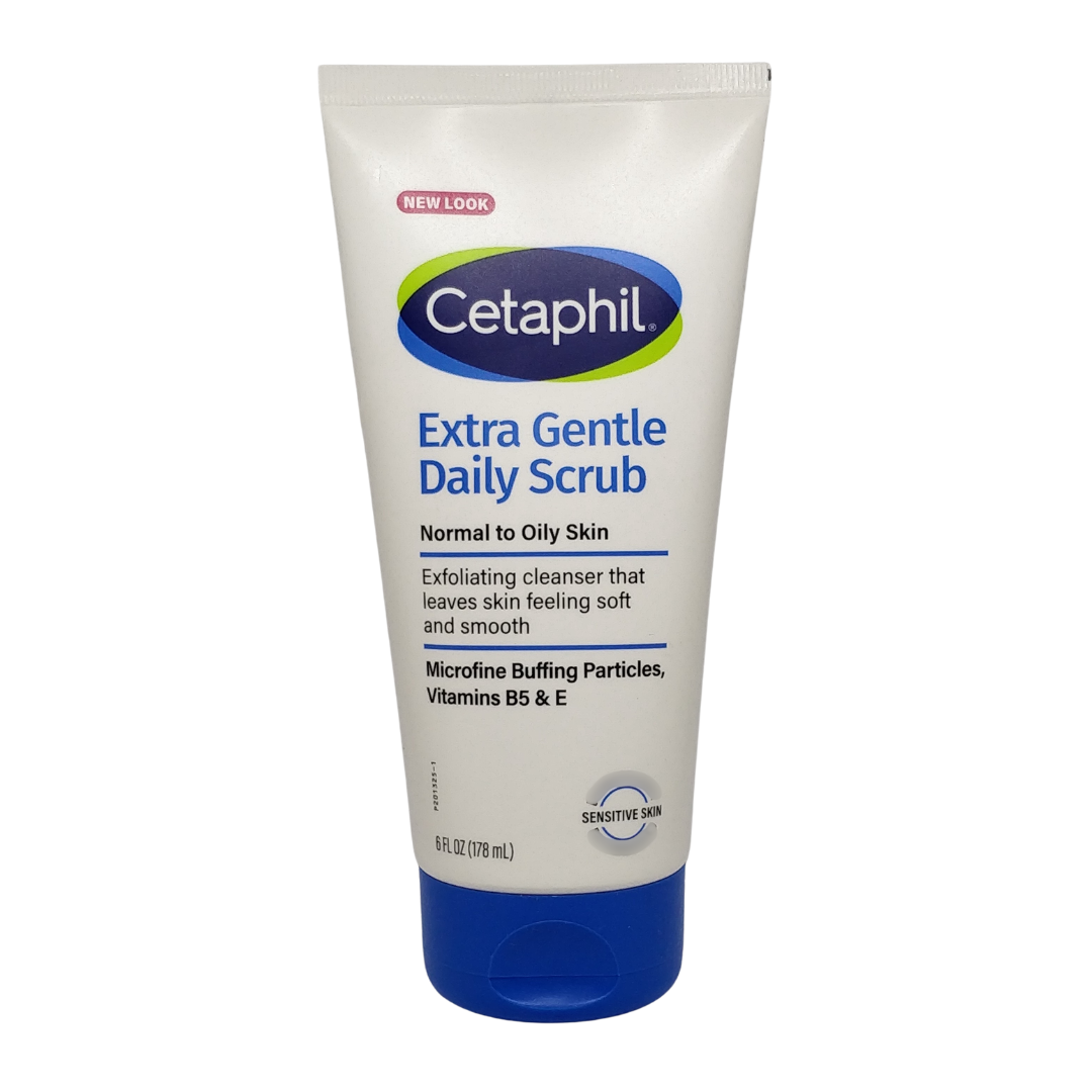 Cetaphil Extra Gentle Daily Scrub Exfoliating Cleanser, 6 oz / 178 ml