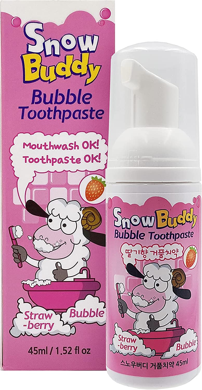 Snow Buddy Bubble Kid's Toothpaste Strawberry 1.52 oz