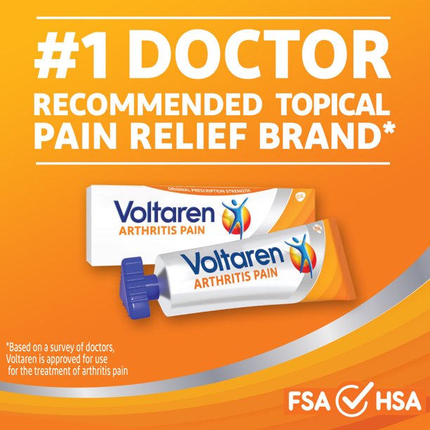 Voltaren Arthritis Pain Relief Medicated Gel, 3.5 oz. / 100 g