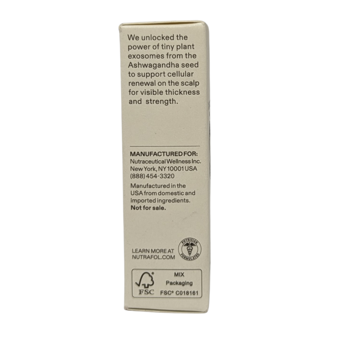 Nutrafol Women Hair Serum with Ashwagandha Exosomes Travel Size, 5 ml / 0.17 fl oz