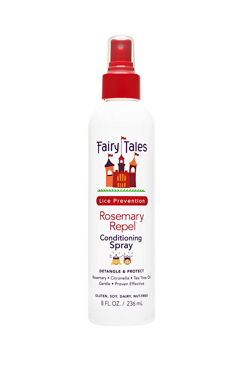 Fairy Tales Rosemary Repel Daily Kid Conditioning Spray for Lice Prevention, 8 fl oz
