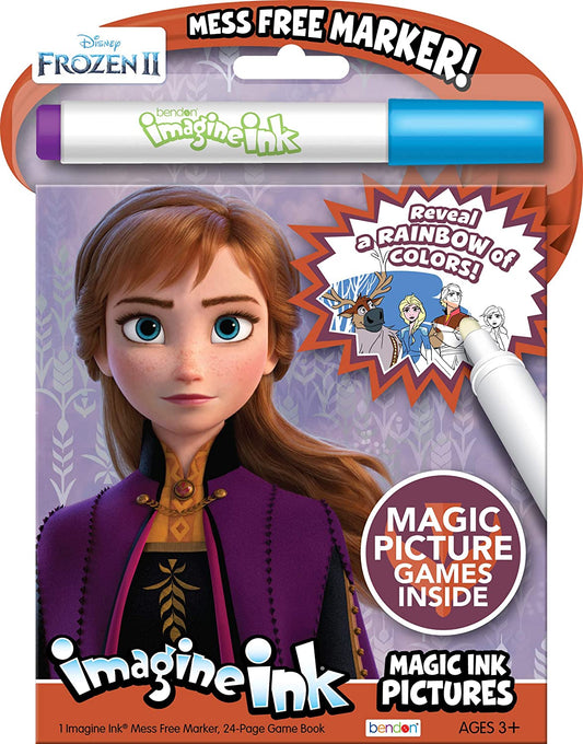 Bendon Frozen 2 Imagine Ink Magic Ink Activity Book and Mess-Free Marker