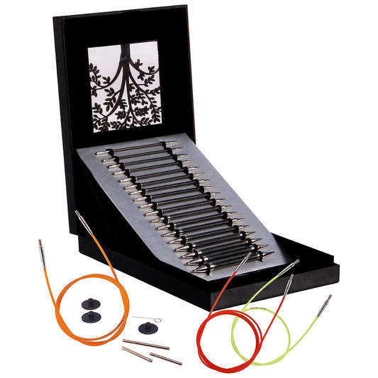 KnitPro Karbonz Interchangeable Needle Set Box Of Joy