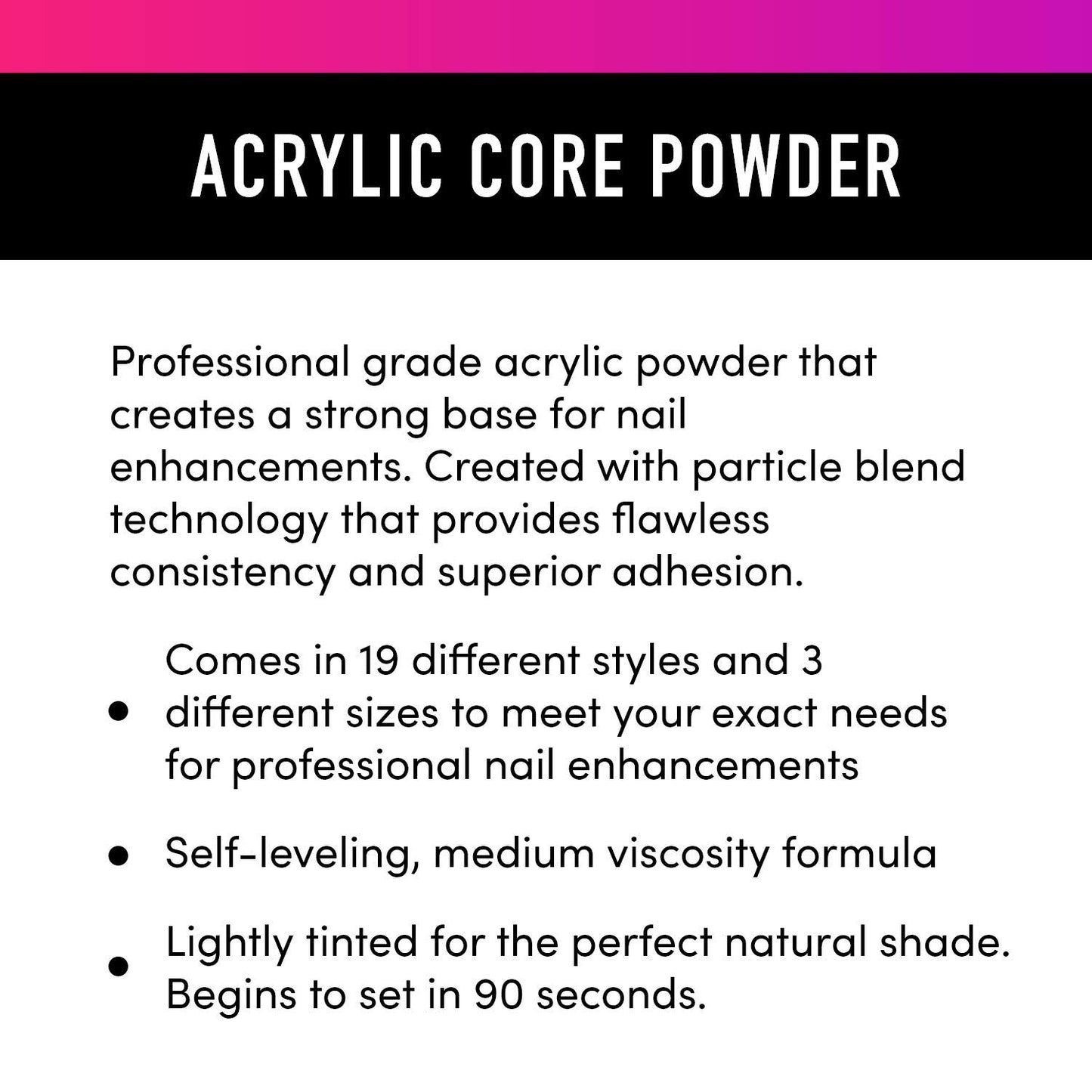 Young Nails Acrylic Powder for Nails, Pink, 45g