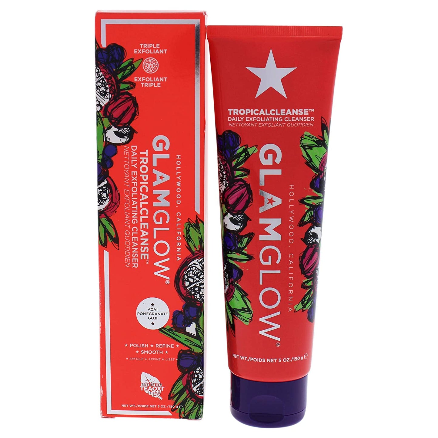 GLAMGLOW Tropical Cleanse Daily Exfoliating Cleanser 5 oz. / 150g