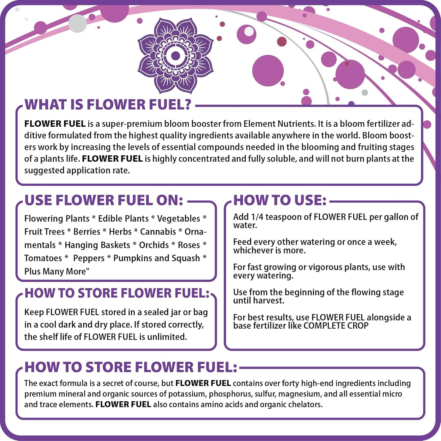 Flower Fuel Super-Premium Bloom Booster, 250 g / 8.7 oz