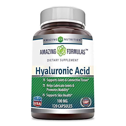 Amazing Formulas Hyaluronic Acid 100mg (120 Capsules)