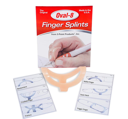 Oval 8 Finger Splints Sizes 4, 5 & 6, Pack of 1