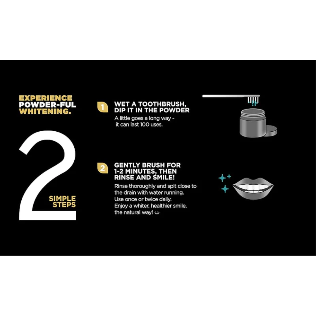 Active Wow Natural Teeth Whitening Charcoal Powder (20g)