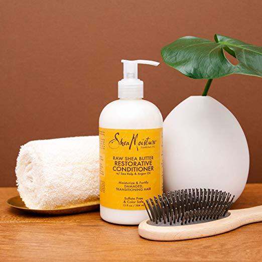 SheaMoisture Raw Shea Butter Restorative Conditioner with Sea Kelp & Argan Oil, 13 fl.oz / 384ml