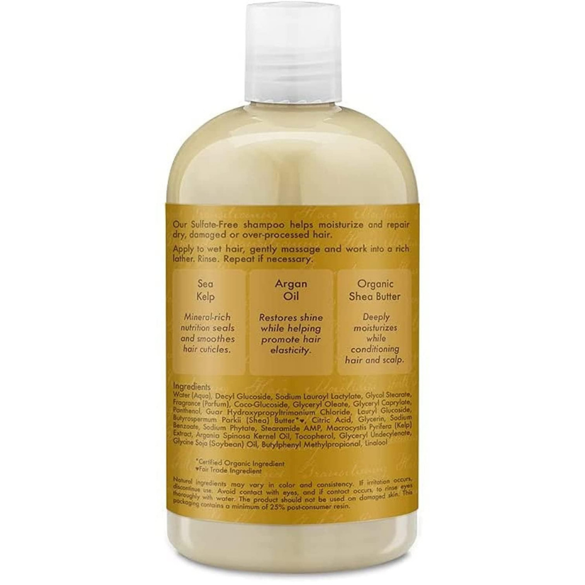 SheaMoisture Raw Shea Butter Extra Moisture Retention Shampoo w/ Sea Kelp & Argan Oil 379 ml