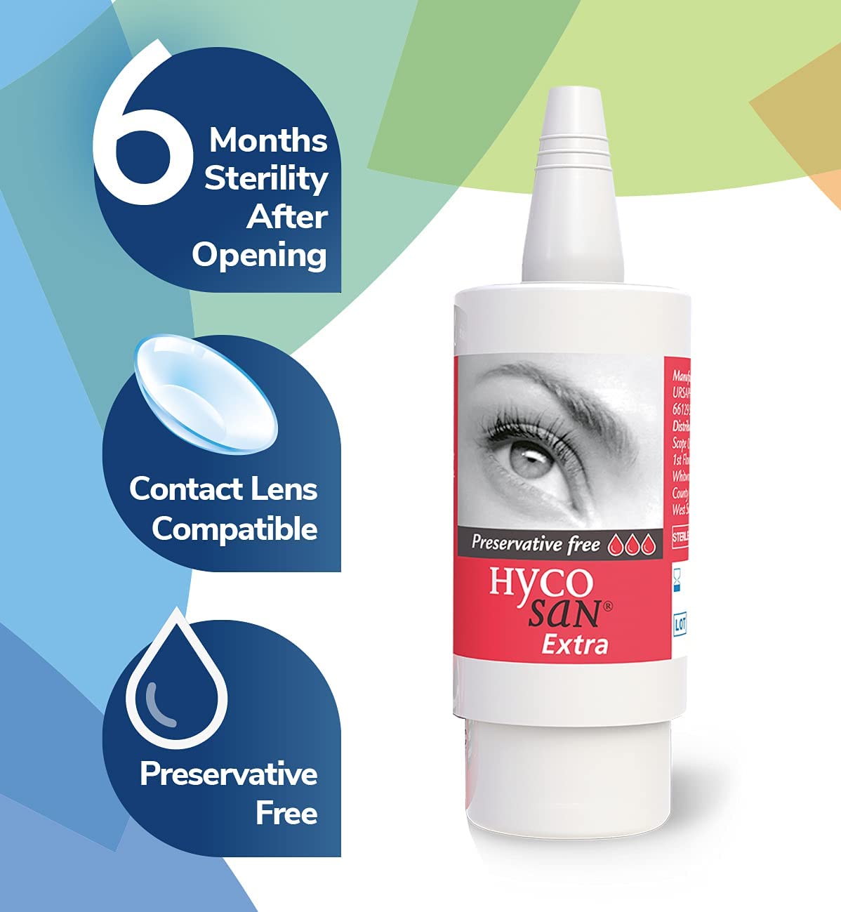 HycoSan Extra Preservative Free Lubricating Eye Drop 7.5 mL