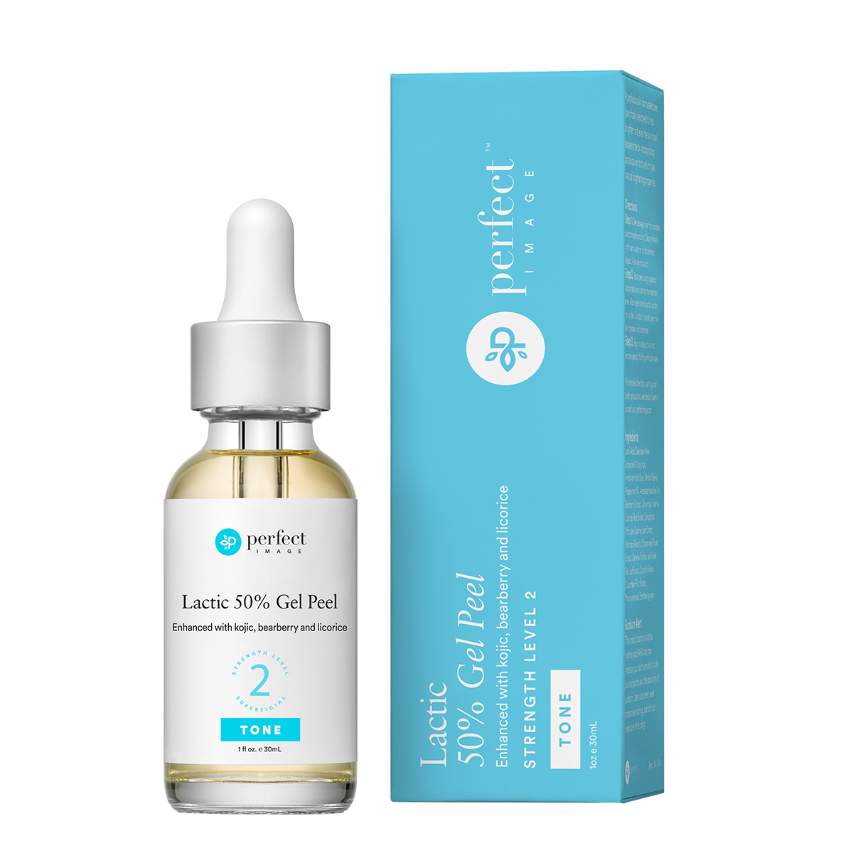 Perfect Image Lactic Acid 50% Gel Peel Enhanced with Kojic Acid & Bearberry Extract - 1 oz