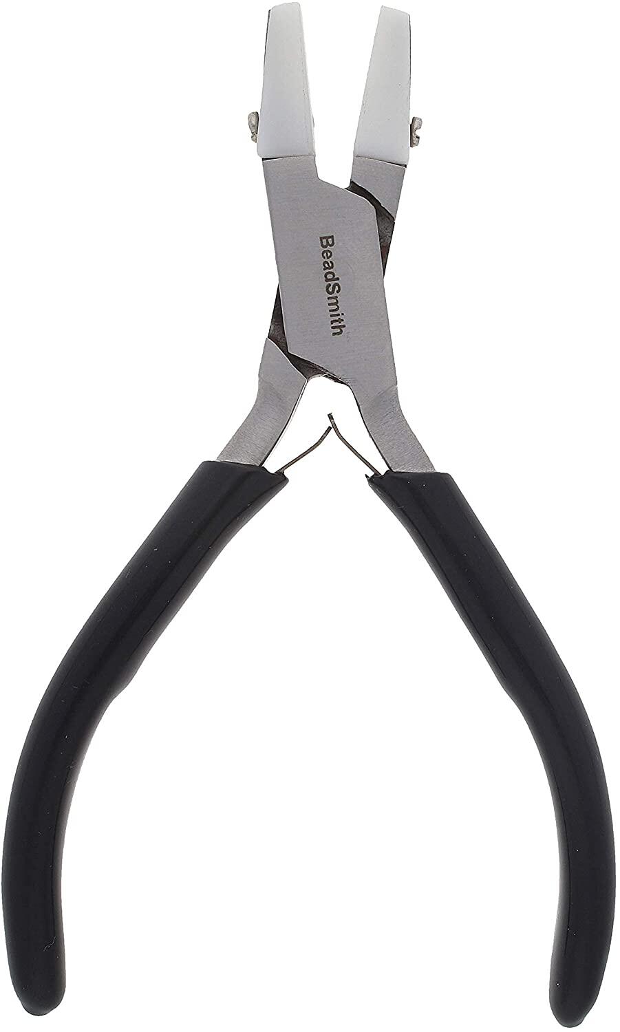 Beadsmith Double Nylon Jaw Chain Nose Pliers Tool for Wire Bending PL560