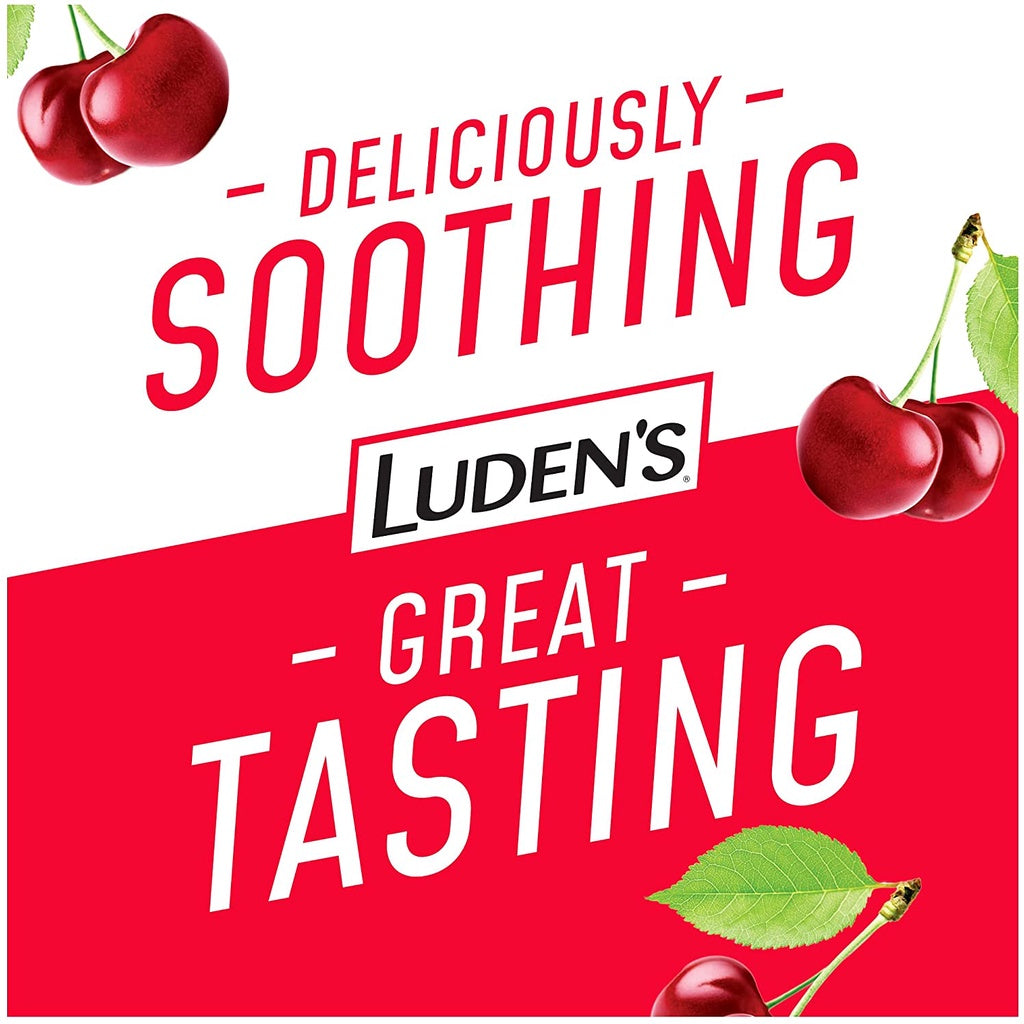 Ludens Throat Drops Pectin Lozenge/Oral Demulcent Wild Cherry Flavors, 90 Throat Drops