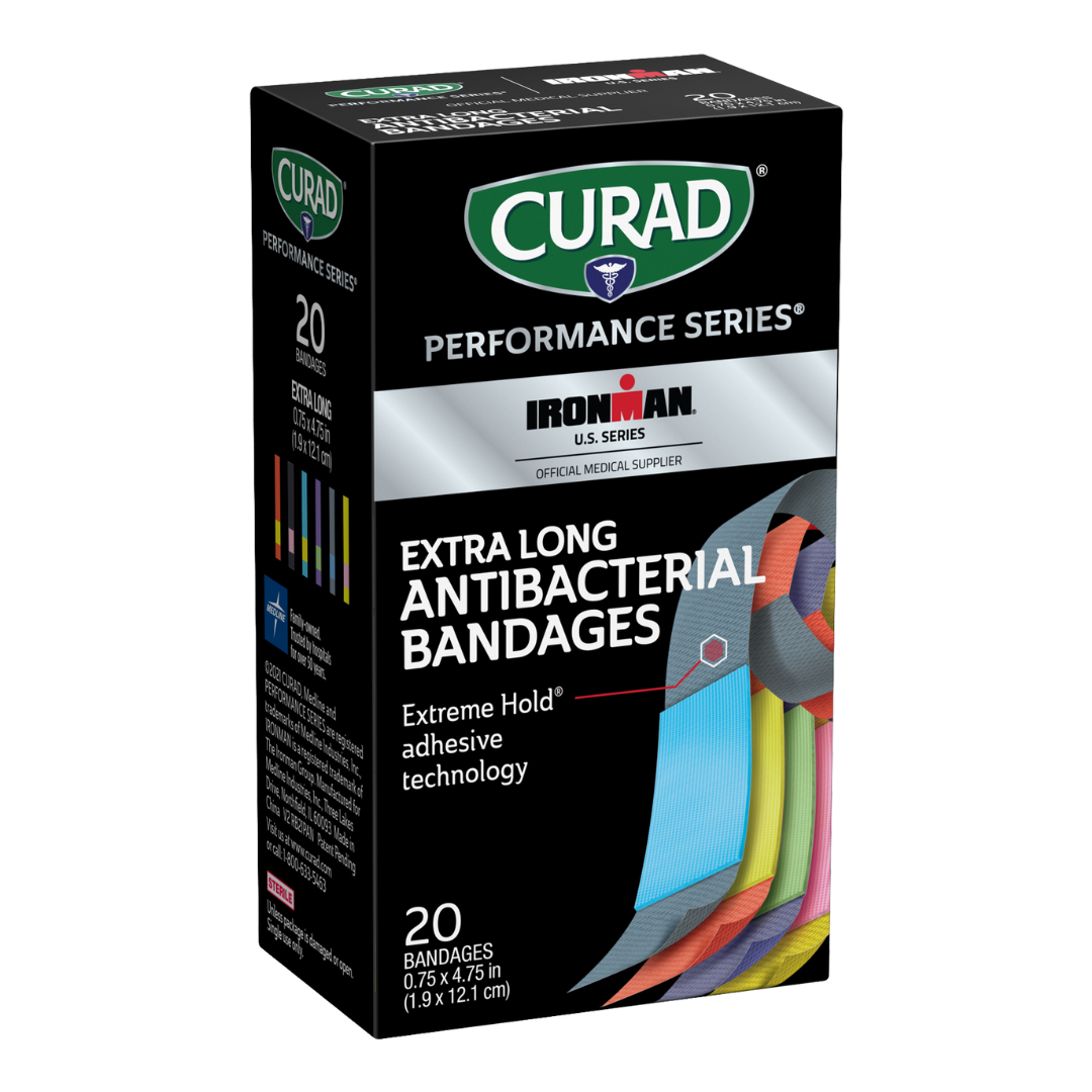 Curad Performance Antibacterial Bandages 20 Bandages