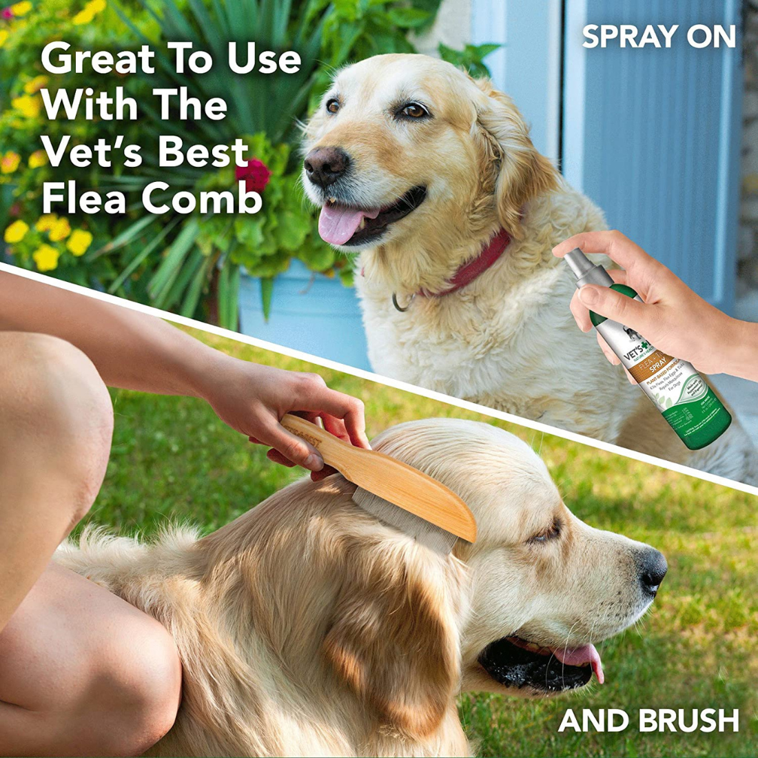 Vet's Best Nature's Health Care Flea and Tick Spray for Dogs 236 mL