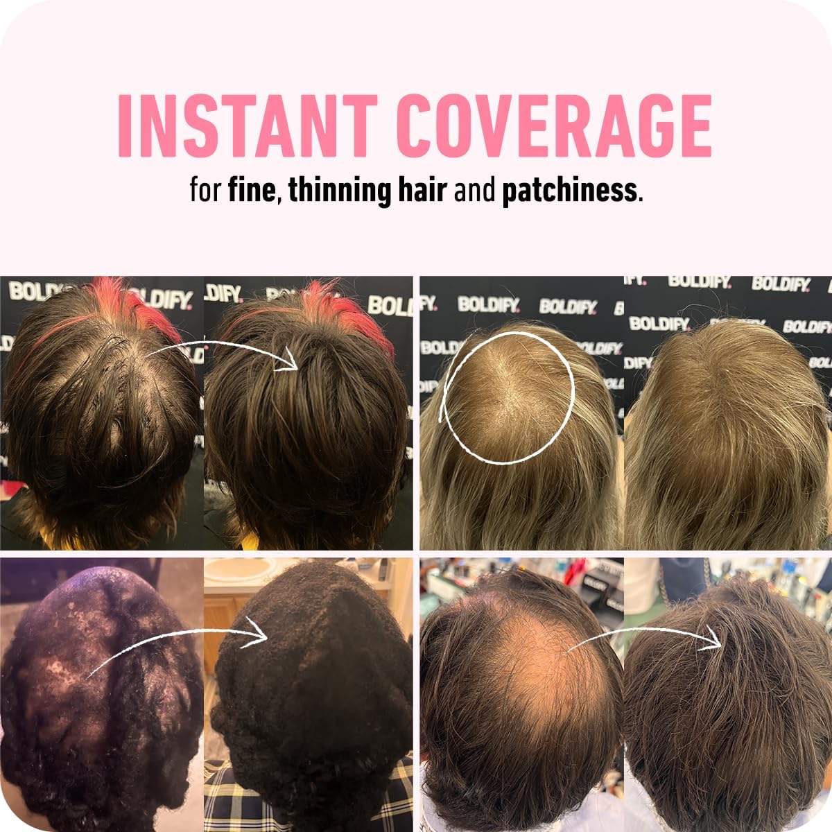 Boldify Enhance Hair Thickening Fibers 0.98 fl oz / 28g