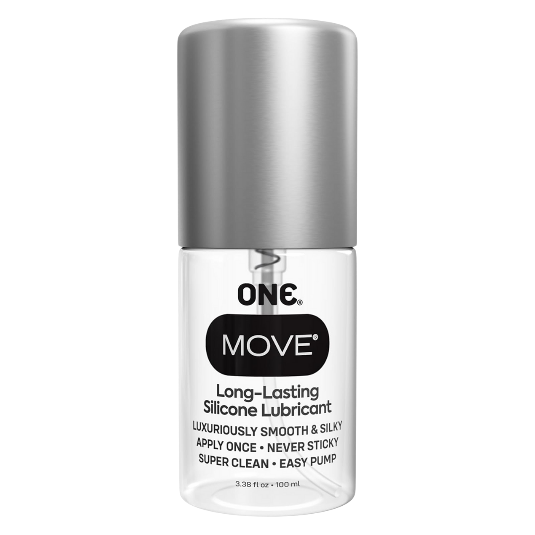 One Move Long-Lasting Silicone Personal Lubricant, 3.38 oz / 100 ml