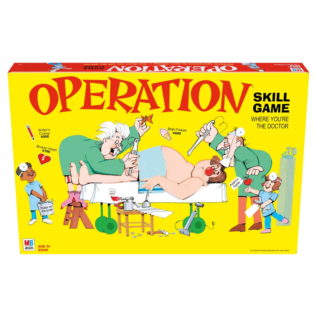 Operation Electronic Board Skill Game Where you're the Doctor, 6+