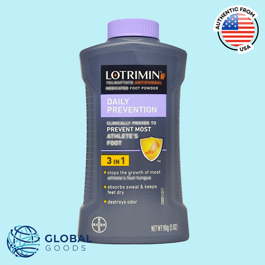 Lotrimin Daily Prevention 3 in 1 Powder, 90 g / 3 oz.