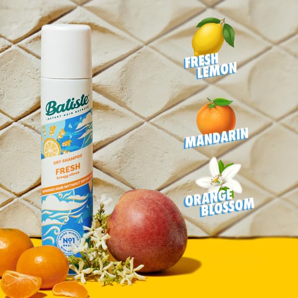 Batiste Dry Shampoo Fresh Breezy Citrus, 120 g / 120 ml