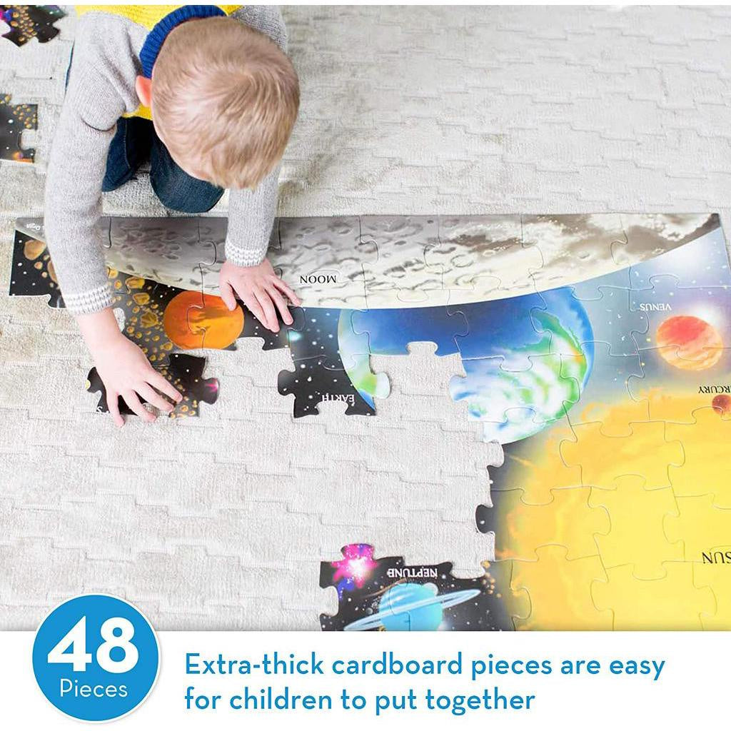 Melissa & Doug - Solar System Floor Puzzle, 48 pieces